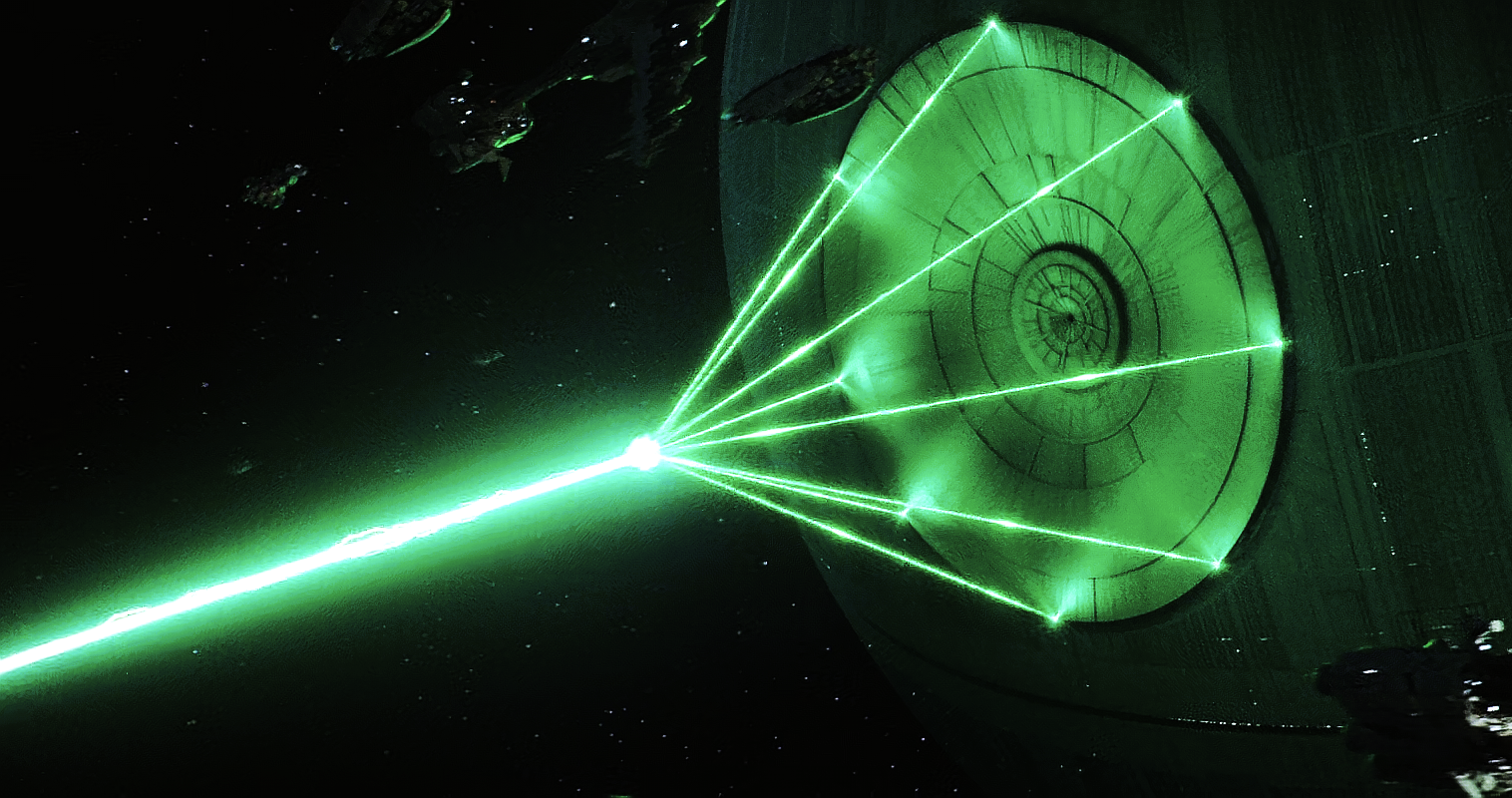 The Death Star is a Giant Lightsaber